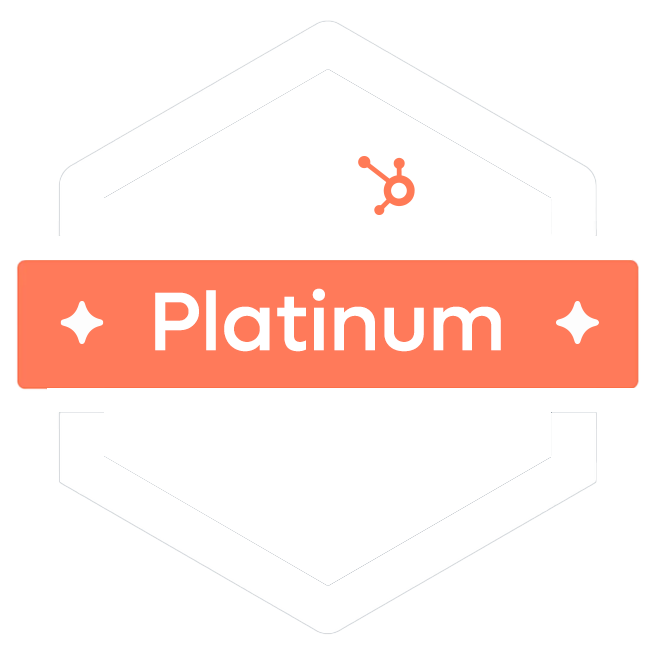 HubSpot Platinum Solutions Partner badge graphic