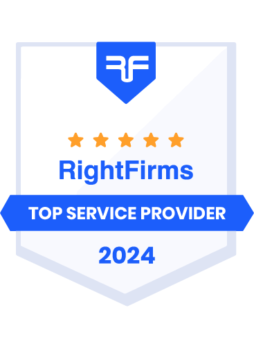 RightFirms 2024 Top Service Provider award